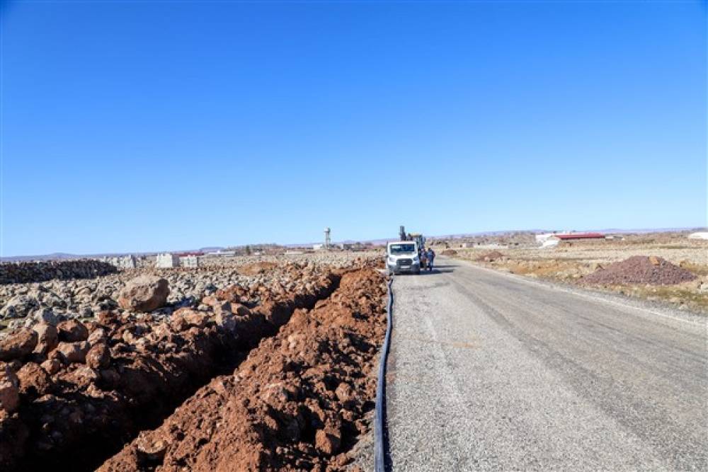 DİSKİ, Zurneya Mezrası'ndaki su sorununu çözmek için çalışma başlattı