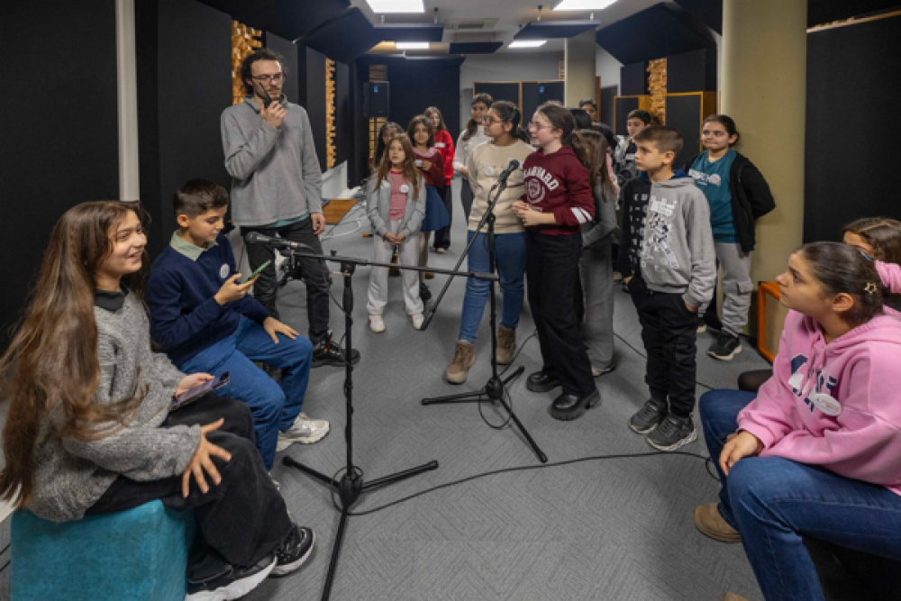 &Ccedil;ocuk Meclisi &uuml;yeleri St&uuml;dyo K&uuml;lt&uuml;rpark&rsquo;ta kayıt yaptı