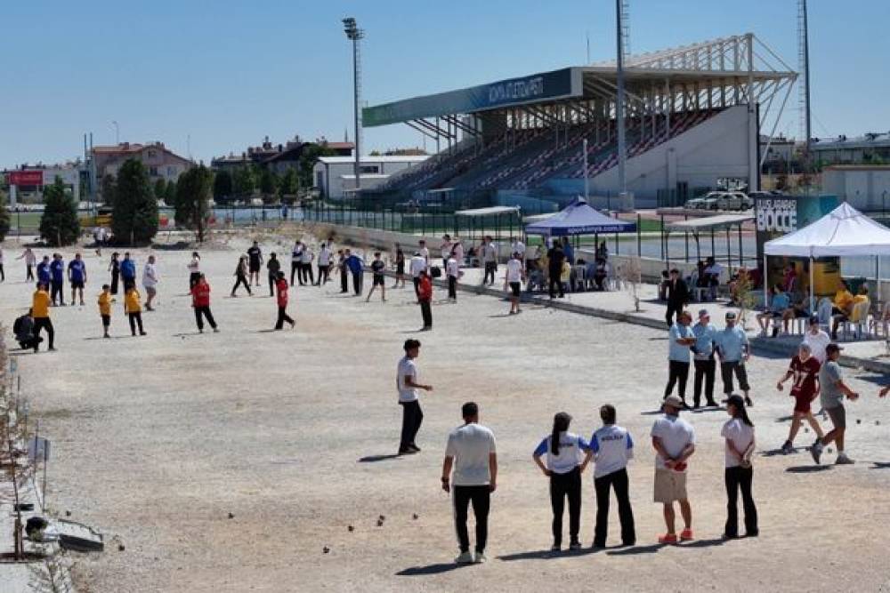 Konya&rsquo;da 3. Uluslararası Bocce Turnuvası başladı