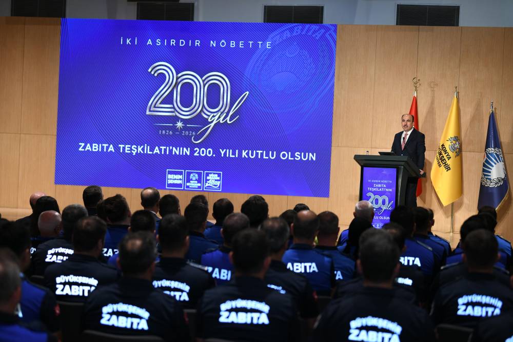 Konya&rsquo;da Zabıta Teşkilatı'nın kuruluşunun 200. yılı kutlandı