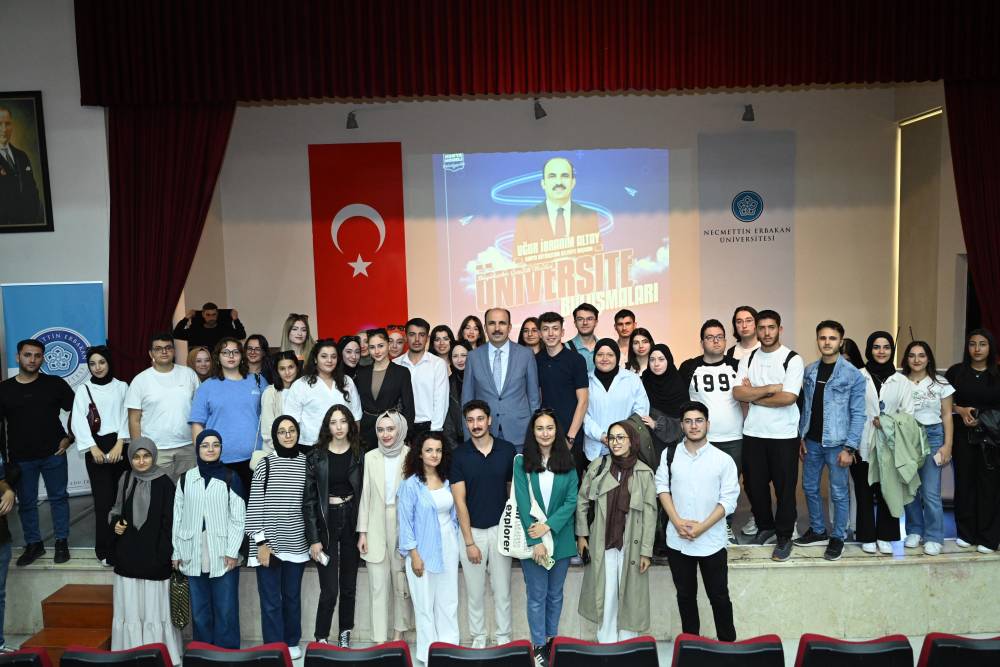 Başkan Altay, Necmettin Erbakan Üniversitesi öğrencileriyle buluştu