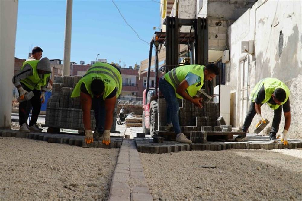 Devteyşti ve Süleymaniye’de üstyapı çalışmaları sürüyor