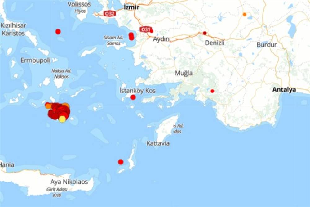 Akdeniz’de deprem