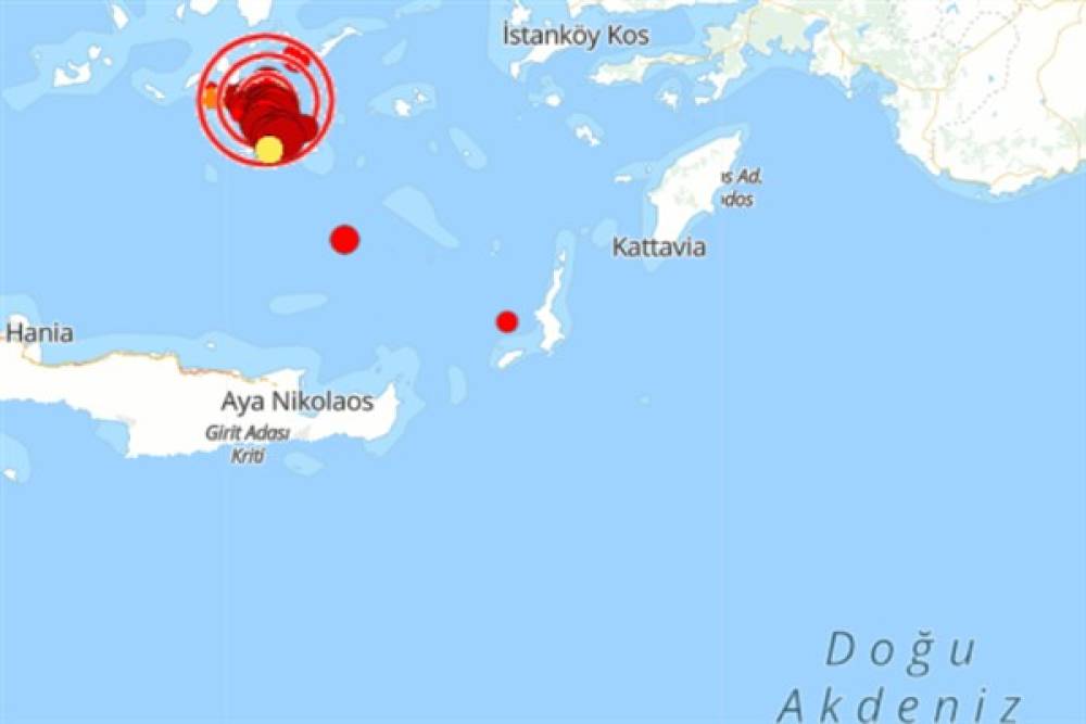 Akdeniz’de 4.8 büyüklüğünde deprem