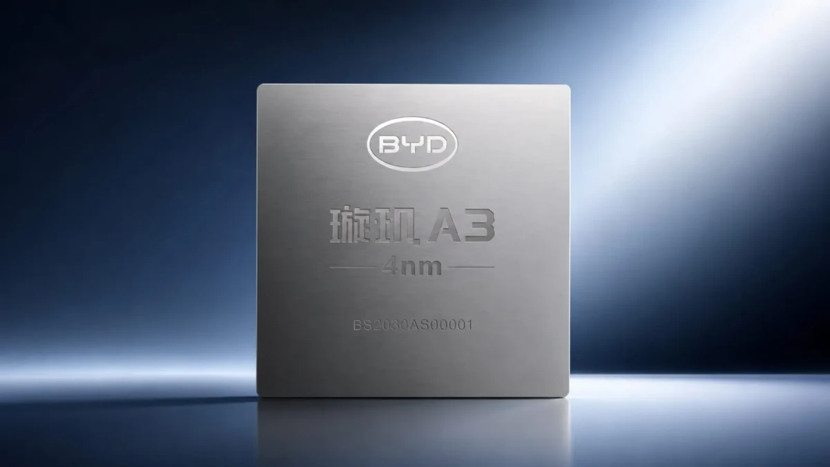 BYD, &Ccedil;in'in ilk yerli &uuml;retim 4nm otonom s&uuml;r&uuml;ş &ccedil;ipini tanıttı