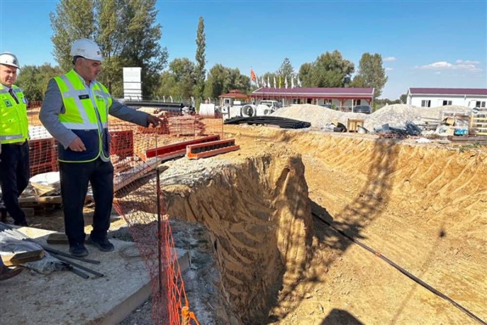 Doğanhisar İleri Biyolojik Atıksu Arıtma Tesisi’ndeki çalışmalar sürüyor 