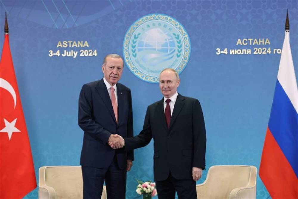 Cumhurbaşkanı Erdoğan, Rusya Devlet Başkanı Putin ile görüştü 
