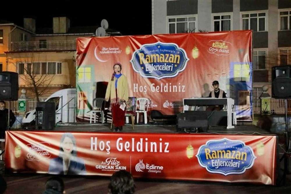 Edirne Belediyesi’nden mahallelerde ramazan coşkusu  