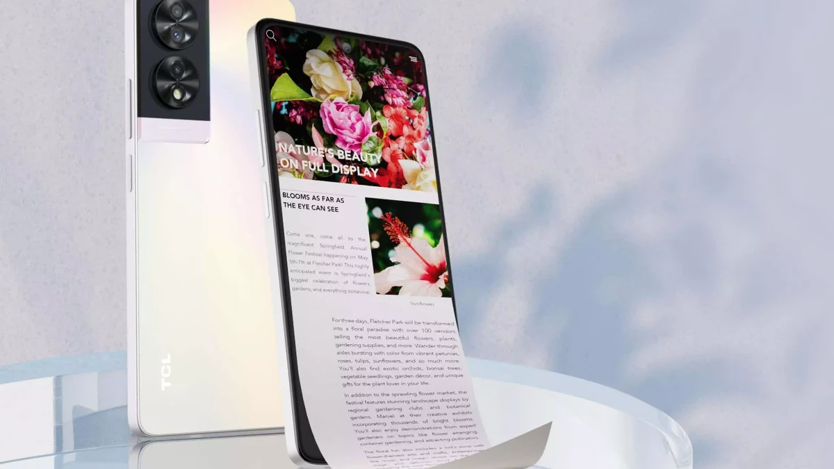 TCL&rsquo;den d&uuml;nyanın ilk yansıma &ouml;nleyici AMOLED telefonu