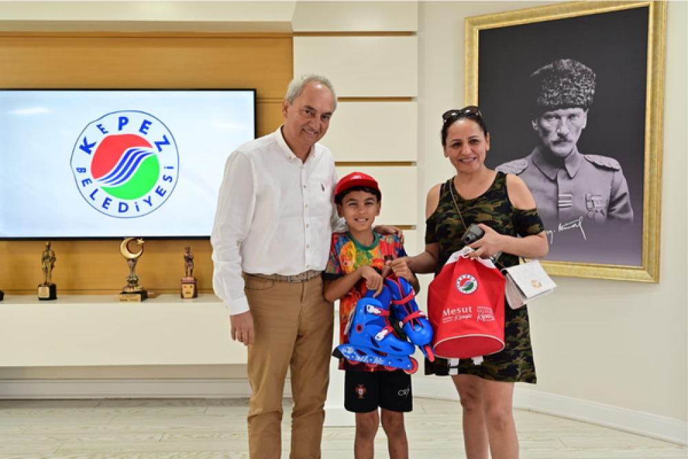 Kepez'de halk buluşmasında iletilen paten talebi karşılandı