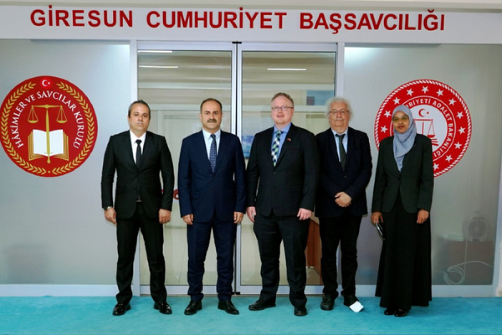 ABD Ankara B&uuml;y&uuml;kel&ccedil;iliği heyetinden Giresun Adliyesi'ne ziyaret
