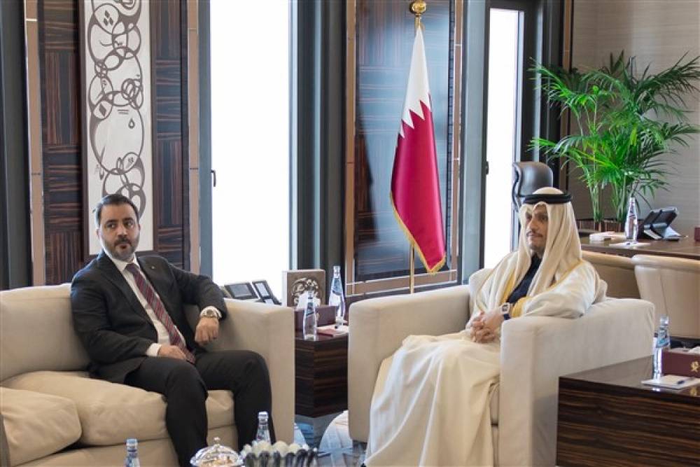 Al-Thani, Suriyeli heyetle bir araya geldi