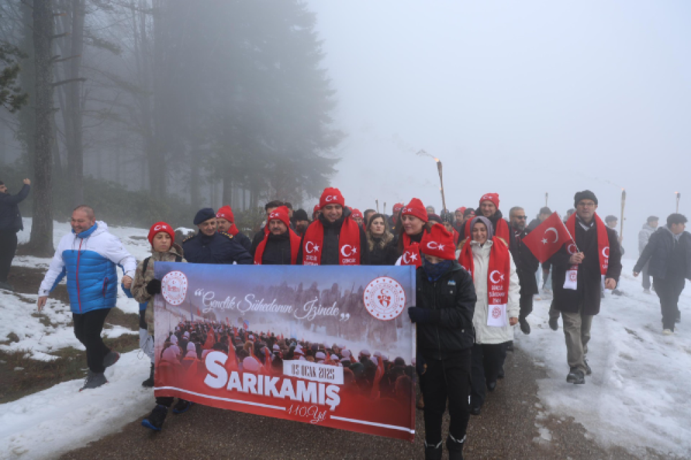 Düzce'de Sarıkamış şehitleri anıldı