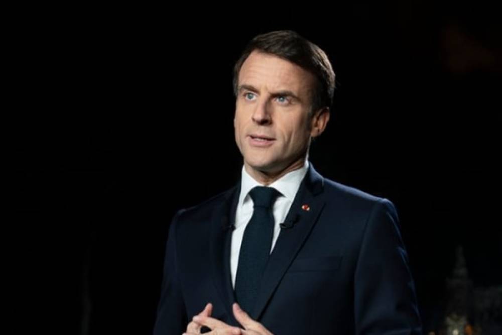 Fransa Cumhurbaşkanı Macron'dan, Prens Kerim Ağa Han için taziye mesajı