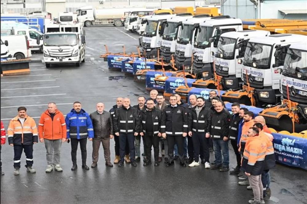 Şişli Belediyesi, beklenen kar yağışı için hazırlıklarını tamamladı