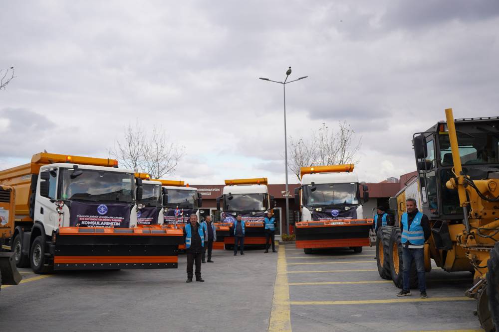 Beylikdüzü’nde kar hazırlıkları tamamlandı 