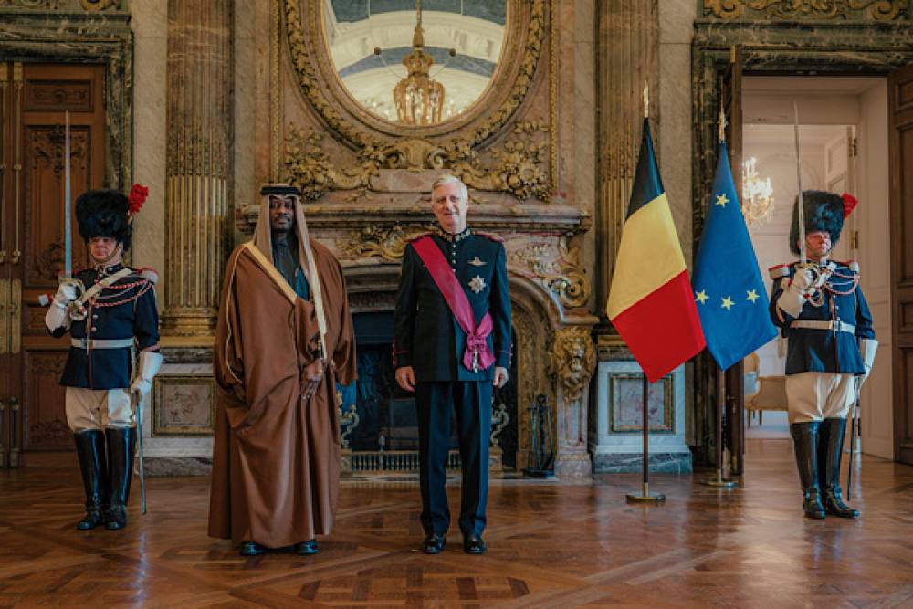 Bel&ccedil;ika Kralı Philippe, Al Sulaiti'nin g&uuml;ven mektubunu kabul etti