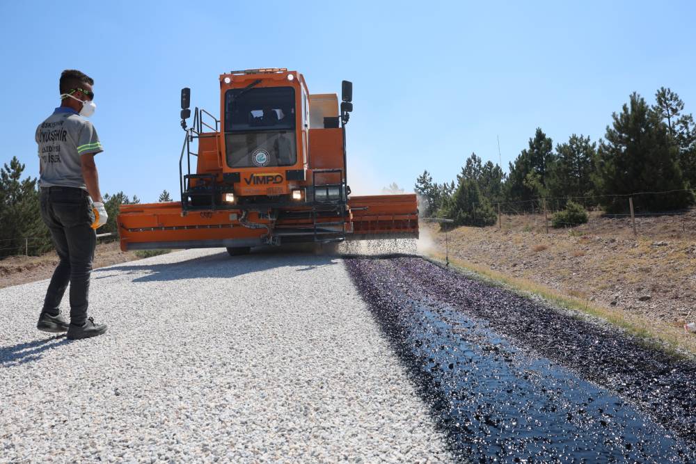 Mollaoğlu - Çanakkıran yolunda çalışmalar tamamlandı