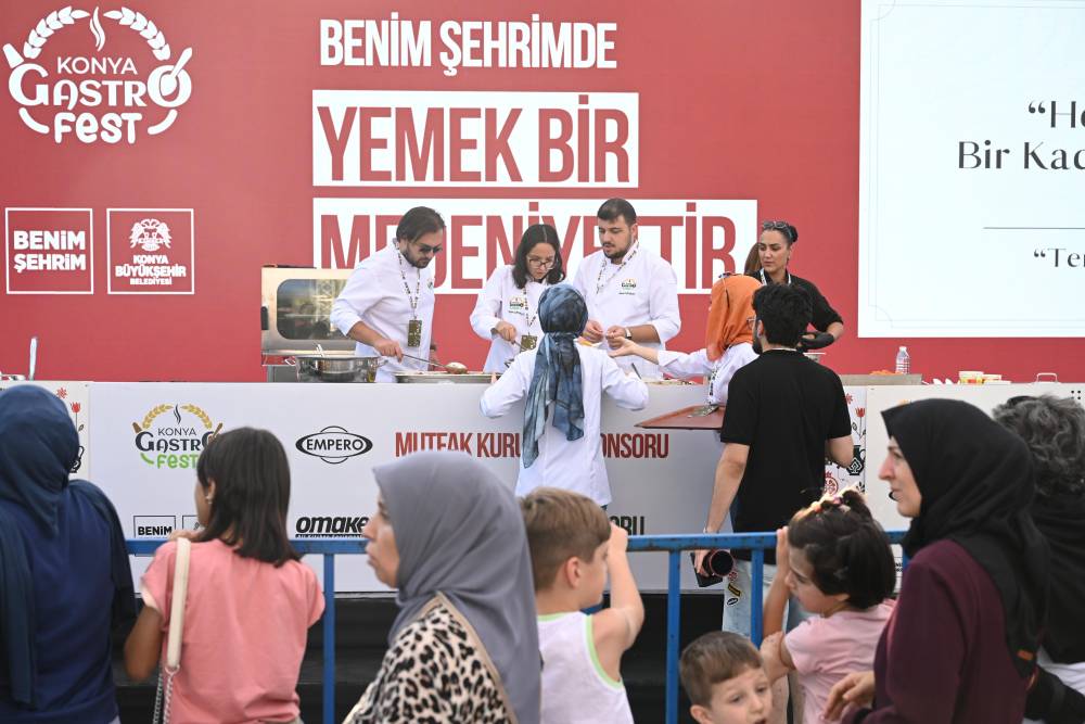 Konya GastroFest ziyaret&ccedil;ilere kapılarını a&ccedil;tı