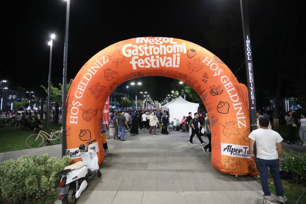 İneg&ouml;l Gastronomi Festivali başladı