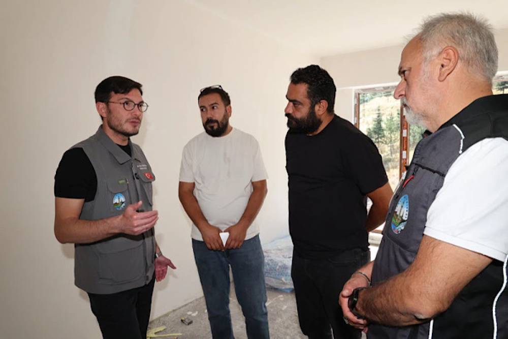 Kaledibi Kentsel D&ouml;n&uuml;ş&uuml;m Projesi'nde A ve B Blok tamamlanma aşamasına geldi