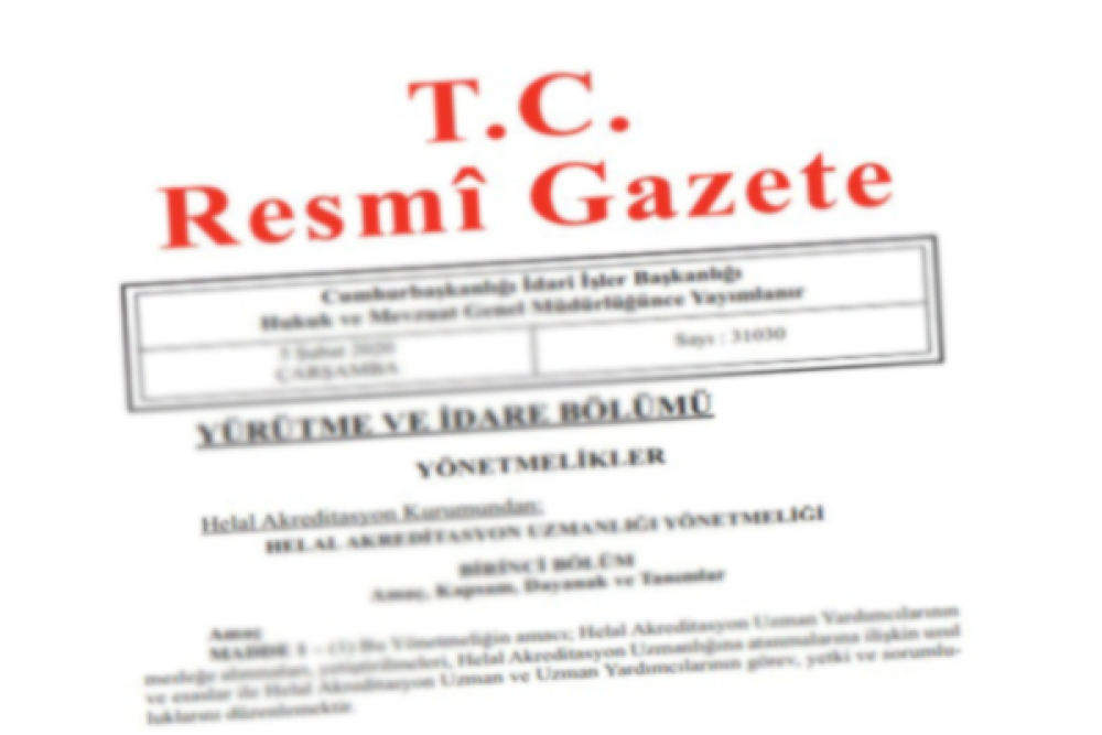 Resmi Gazete başlıkları 