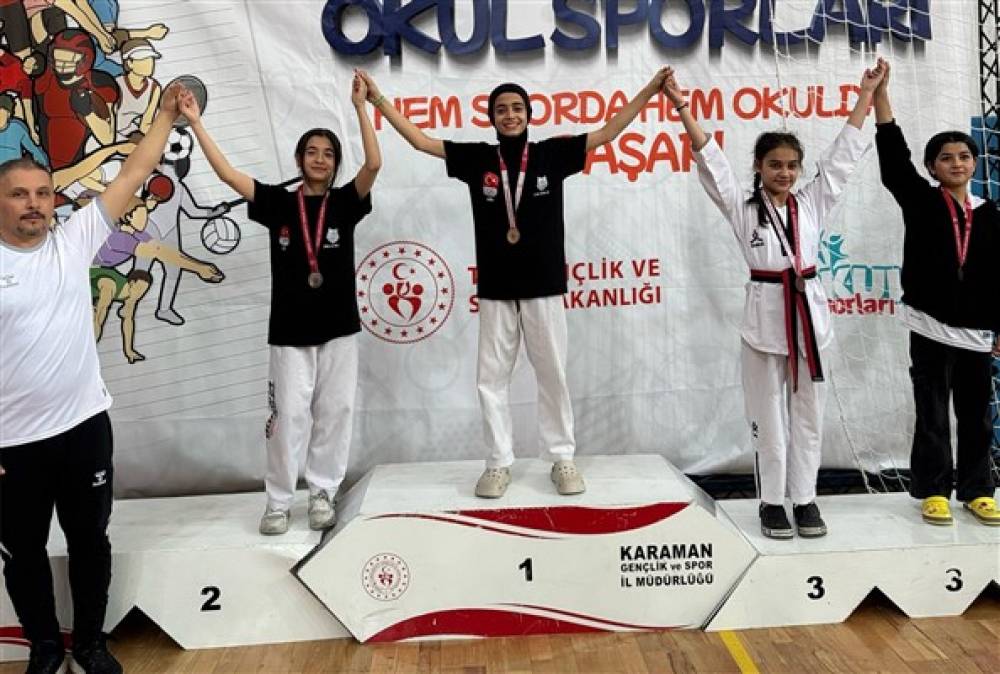 Karaman'da 150 sporcu il birinciliği için mücadele etti