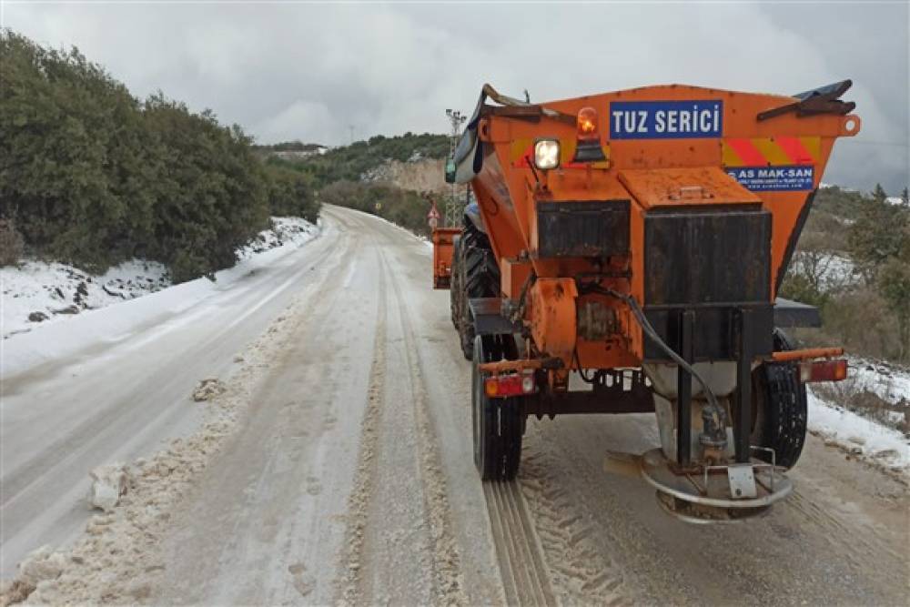 Orhangazi Belediyesi, kar yağışına karşı hazırlıklarını tamamladı 