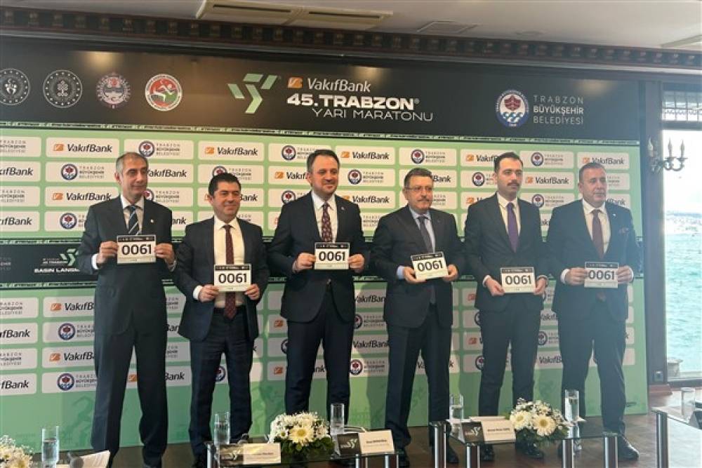 VakıfBank 45. Uluslararası Trabzon Yarı Maratonu basın toplantısı yapıldı