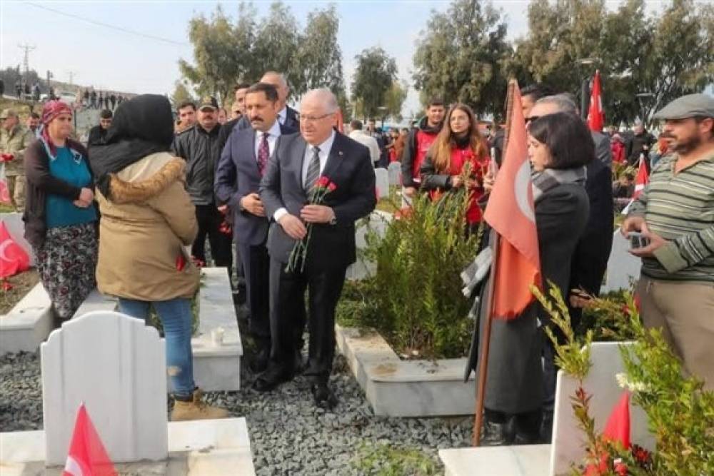 Hatay'da 6 Şubat depremlerinin 2'nci yıl dönümünde anma etkinlikleri