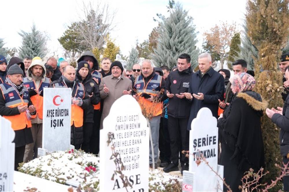 Karaman Valisi Çiçekli, 6 Şubat depremleri yıl dönümü anma etkinliklerine katıldı