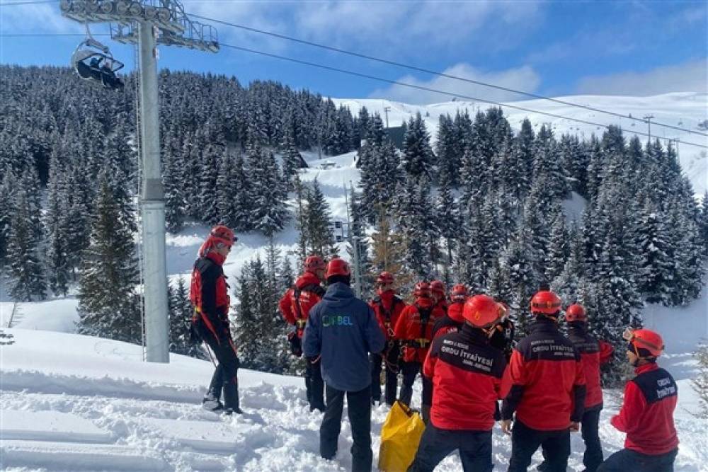 Ordu Çambaşı Doğa Tesislerinde tatbikat yapıldı