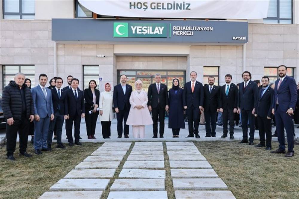 Yeşilay’ın üçüncü rehabilitasyon merkezi Kayseri’de açıldı