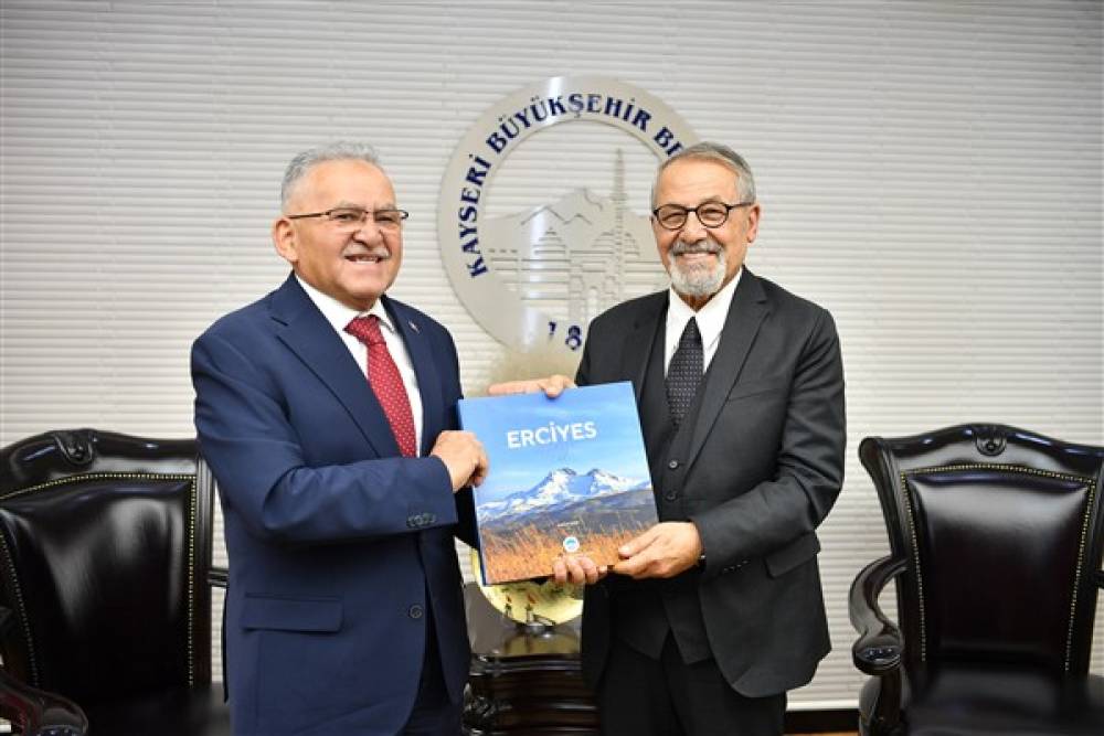 Başkan Büyükkılıç, Prof. Dr. Naci Görür'ü ağırladı