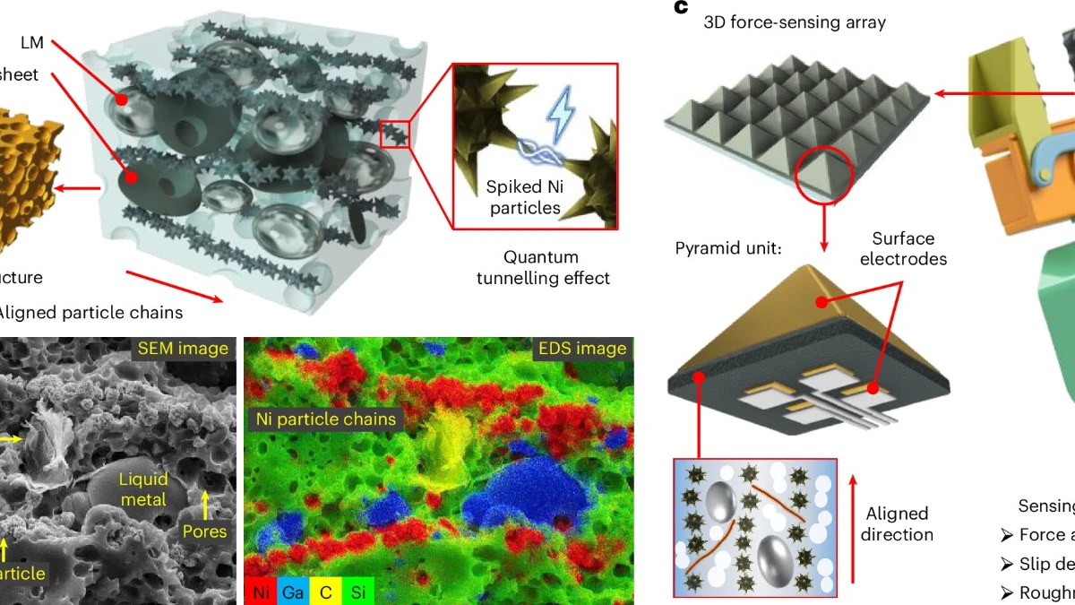 Robotikte devrim: Grafen deri ile insan dokunuşu taklit edildi