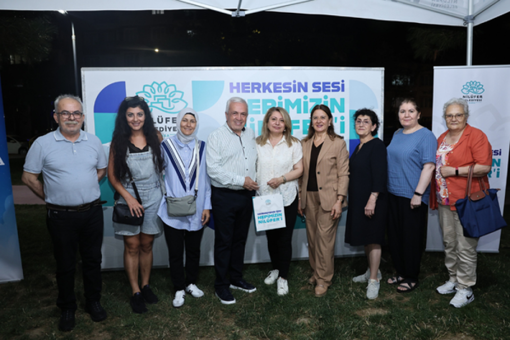 Nil&uuml;fer Belediye Başkanı &Ouml;zdemir, Esentepeliler&rsquo;i dinledi