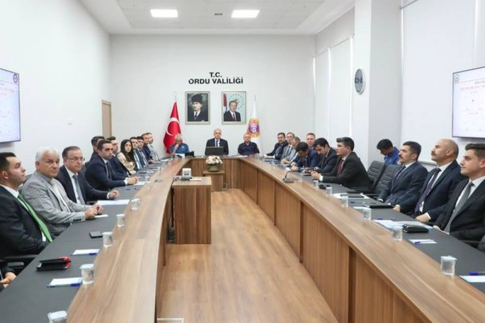 Ordu'da İl G&uuml;venlik ve Asayiş Koordinasyon Toplantısı d&uuml;zenlendi