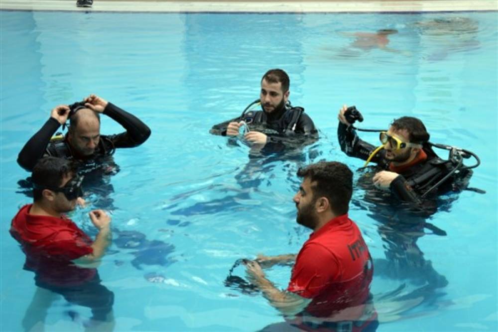 Su altında hazırlık eğitimi