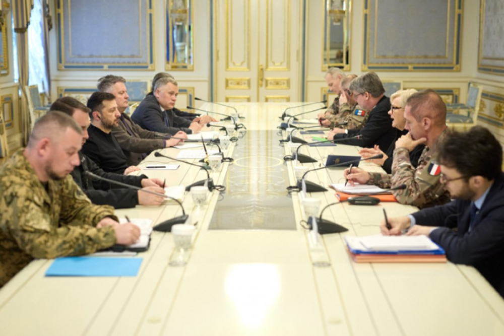 Zelenski, Fransa Silahlı Kuvvetler Bakanı Vautrin ile g&ouml;r&uuml;şt&uuml;