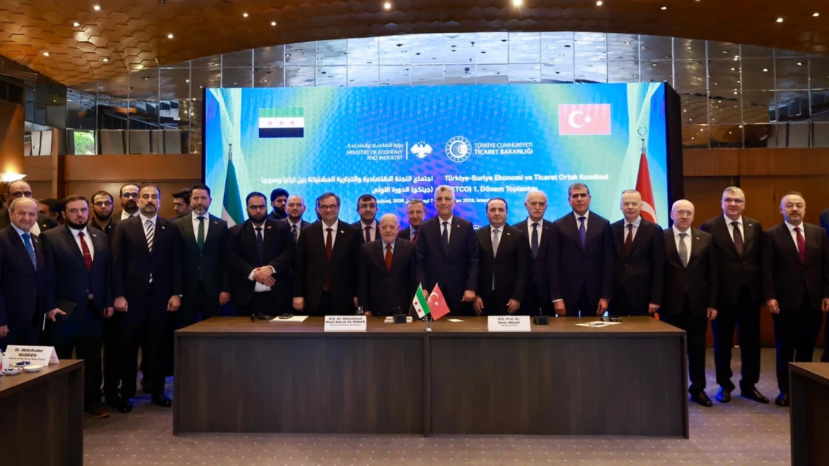 T&uuml;rkiye-Suriye JETCO zirvesi: İkili ticarette 10 milyar dolar hedefi belirlendi