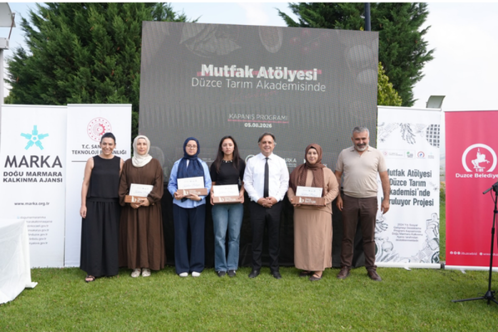 "Mutfak At&ouml;lyesi D&uuml;zce Tarım Akademisi'nde Kuruluyor" projesi tamamlandı