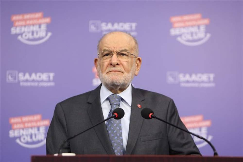 Saadet Partisi Genel Başkanı Karamollaoğlu'dan Recai Kutan için taziye mesajı