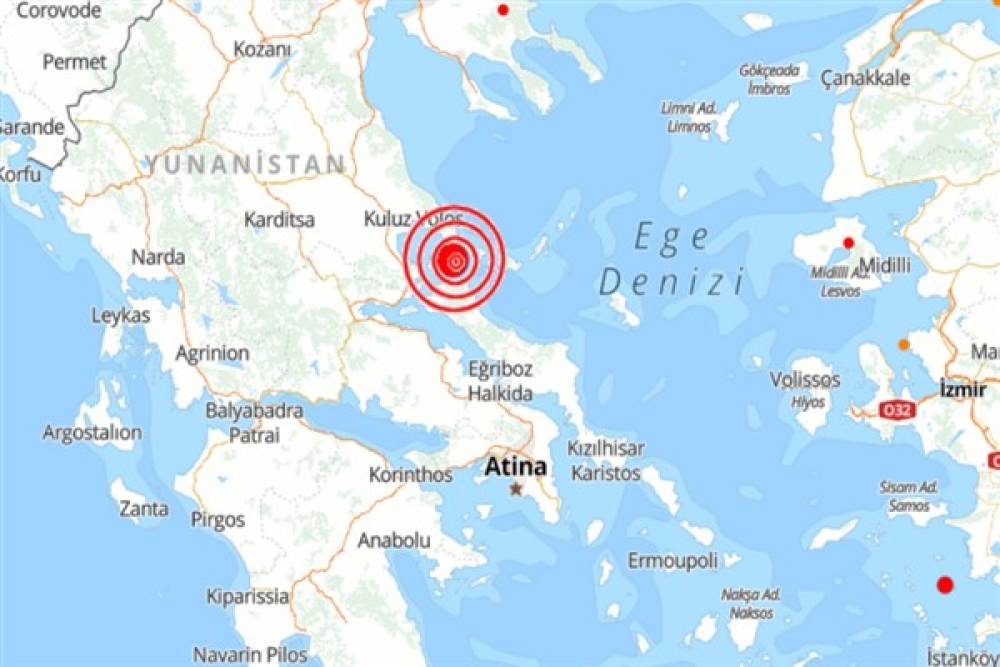 Yunanistan'da deprem