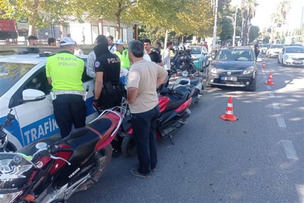 Şanlıurfa'da 196 motosiklet sürücüsüne para cezası uygulandı