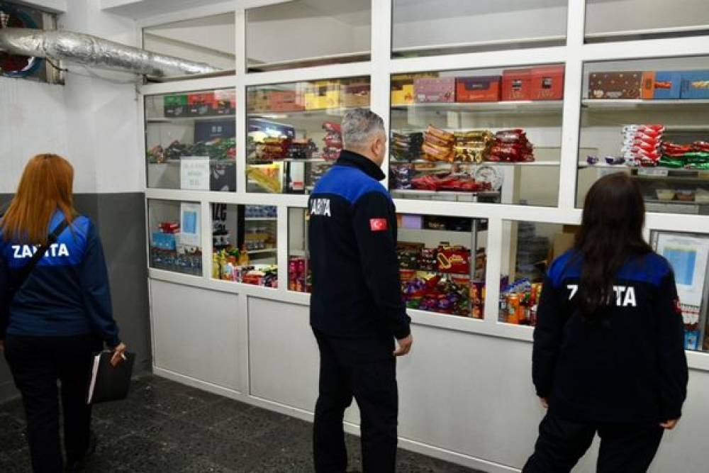 Giresun&rsquo;da okul kantinlerinde zabıta denetimi