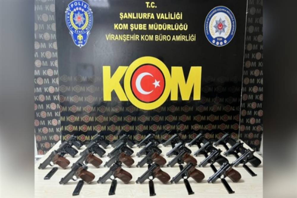 Şanlıurfa'da silah ve mühimmat kaçakçılığına yönelik operasyon