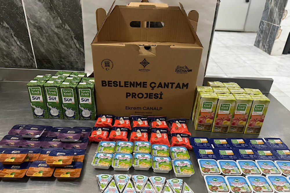 Batman&rsquo;da &ldquo;Beslenme &Ccedil;antam&rdquo; projesi başladı