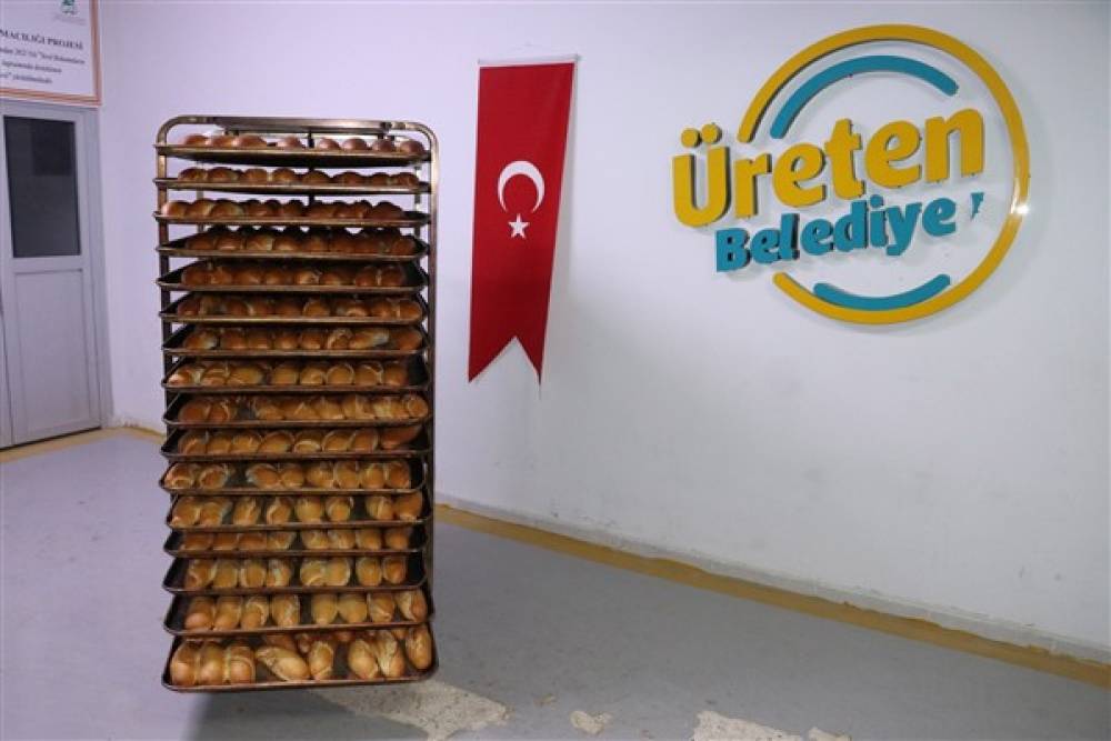 Haliliye Ekmek Üretim Tesisi ile günlük 6 bin ekmek üretiliyor 