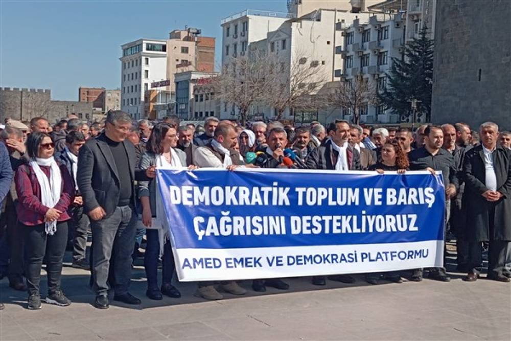 Amed Demokrasi Platformu: Tüm demokratik kurumlar olarak demokrasi yolunda kararlıyız