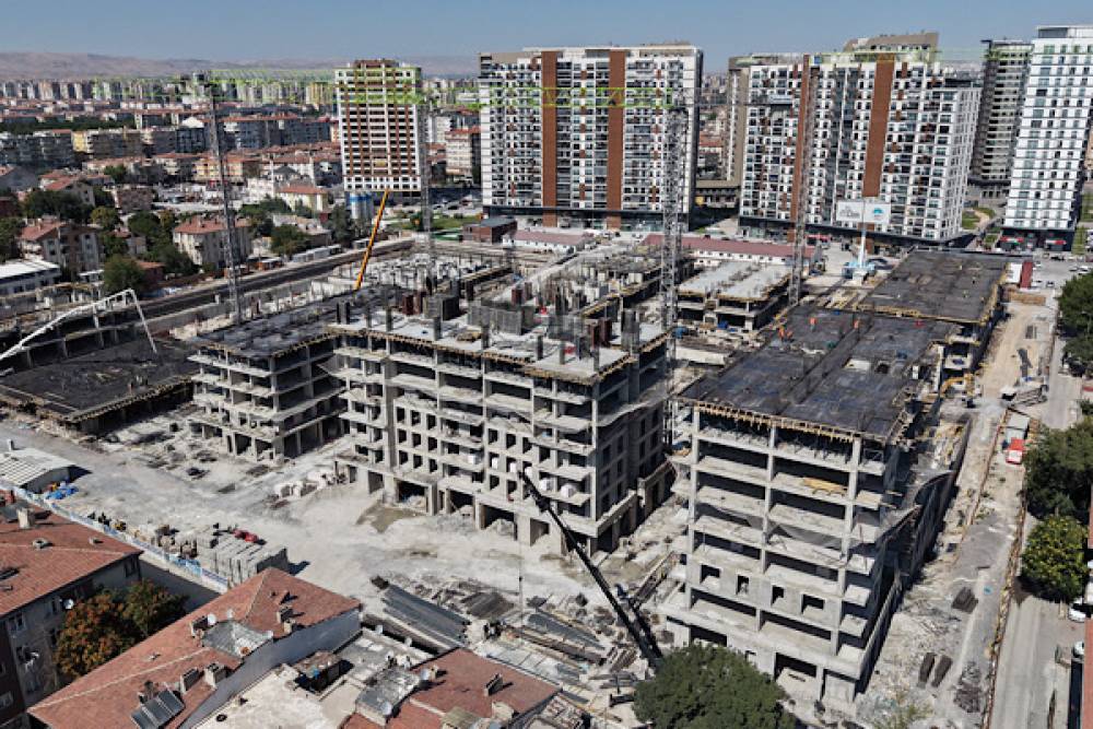Kayseri'de Sahabiye Kentsel D&ouml;n&uuml;ş&uuml;m Projesi'nde &ccedil;alışmalar y&uuml;zde 45'e ulaştı